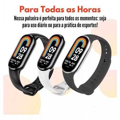 Pulseira Silicone Para Smartband Mi Band 8  Miband