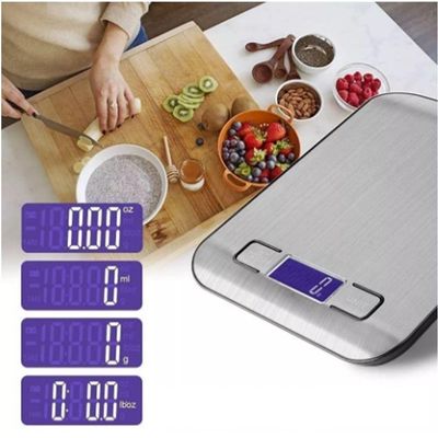 Balança Cozinha Lcd: Leitura Clara E Fácil Uso