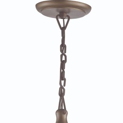 Conjunto 12 Pendentes de Teto Marrom Bivolt Luminárias Coloniais Externa Interna Dital
