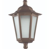 Conjunto 12 Pendentes de Teto Marrom Bivolt Luminárias Coloniais Externa Interna Dital