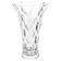 2 Vasos de Vidro Lyor Diamond Transparente 13x20cm Decorativo para Arranjo de Flores