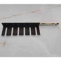 Suporte Porta 6 Espetos Deslizante de Churrasco Preto com Corrediça para Móvel Schmitt