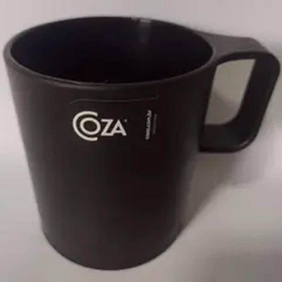 Kit 48 Canecas Escolares 250ml Preto Empilháveis Coza Refeit