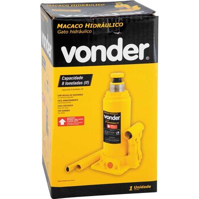 Macaco hidráulico tipo garrafa 8 toneladas (8 tf) VONDER