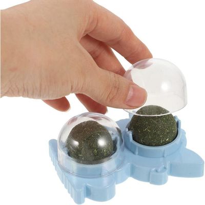 Brinquedo Erva De Gato Pet Menta Bola Bolinha Catnip Natural Animal De Estimaçao Interativo