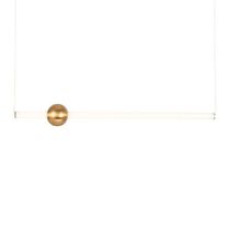 Lustre Pendente Skylight Line 3041 Dourado Led Bivolt Dourado-branco