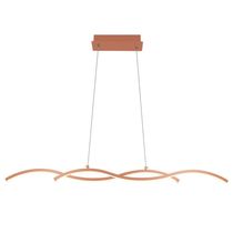 Lustre Pendente Quality Twine 1339 Com Led Bivolt Cobre