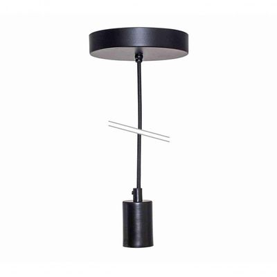 Pendente Metallum Preto 1xe27 - G-light