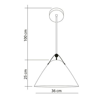 Lustre Pendente Startec Rpx Couro E27 Bivolt Cobre