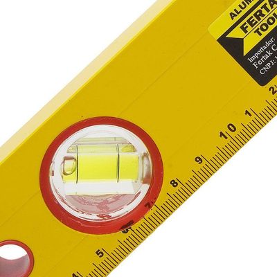 Nível De Alumínio 24?? 60cm Com 3 Bolhas - Fertak