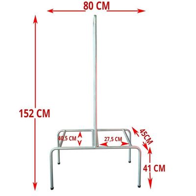 Suporte Para Cesto De Compras Duplo 108-001- Inarcan