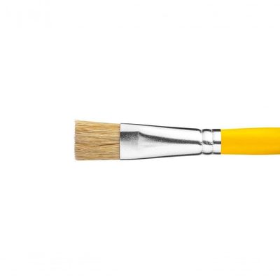 Pincel Artistico Achatado Longo 02 915 C/12Pcs