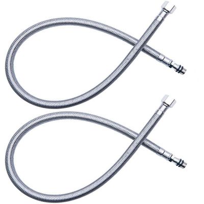 Par De Mangueiras Flexíveis Lorben Para Torneira Misturador 80 Cm Comprimento