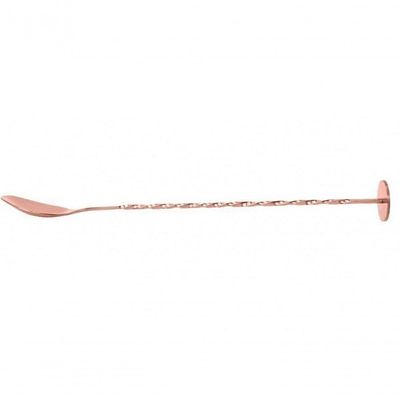 Kit 10 Colher Bailarina Revestimento De Bronze 27 Cm - Mimo