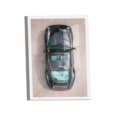 Quadro Porsche 911 Preto Br Artes