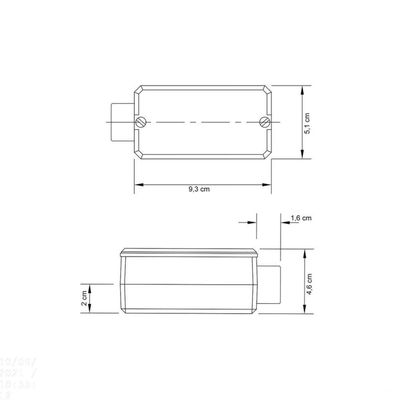 Condulete Fixo 1/2" Tipo "e" - Com Tampa / Com Pintura Eletrostática A Pó / Sem Rosca Tramontina