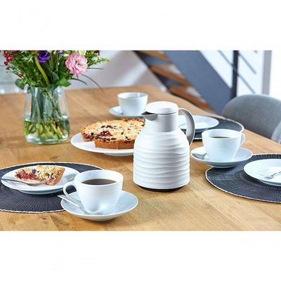 Garrafa Térmica Samba Wave 1 Litro Emsa Branca