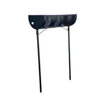 Lixeira De Rua Calçada Com Tela Reforçada 40x40x100cm