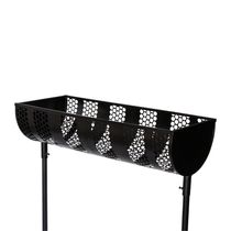 Lixeira De Rua Calçada Com Tela Reforçada 40x40x100cm