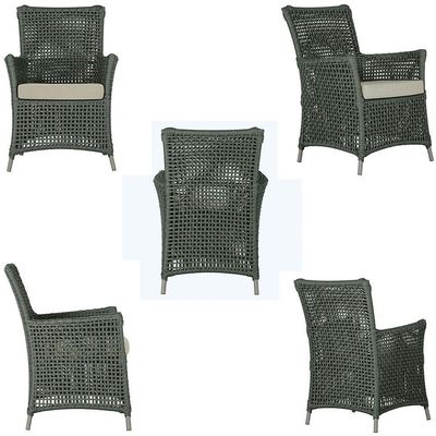 Poltronas Igapó Alumínio Pintura Fendi Corda Náutica E7 Verde