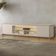 Rack Para Sala De Estar Tv 85 Pol Com Led Elysia L05 Off White Fosco - Lyam Decor