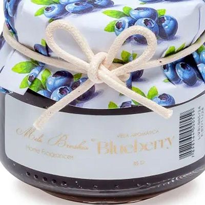 Vela Aromática Geleia De Frutas Perfumada Mels Brushes 85g Blueberry