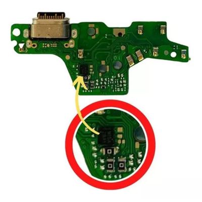 Conector De Carga Flex - Placa Moto G8 Plus Xt2015 Com C.i
