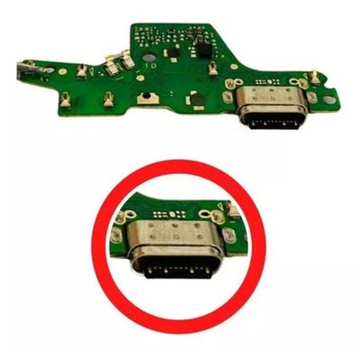 Conector De Carga Flex - Placa Moto G8 Plus Xt2015 Com C.i