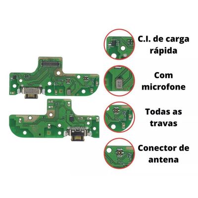 Conector De Carga Flex Placa Cmpativel Moto G9 Power Com C.i
