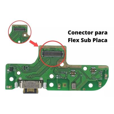 Conector De Carga Flex Placa Cmpativel Moto G9 Power Com C.i