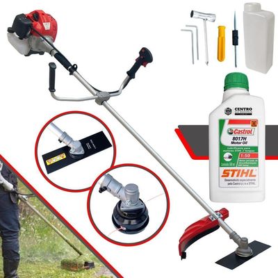 Cortador De Grama CG430P-P TB Com Faca 2 Pontas + Óleo Stihl