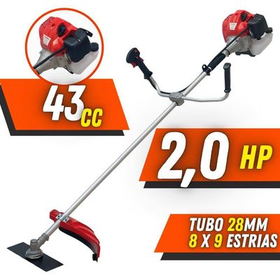 Roçadeira Cortador De Grama 43CC 2HP 9000RPM Anmax CG430P-TB