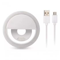 Mini Ring Light Selfie Com Luz De Led Para Celular