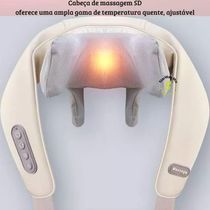 Colete Massageador Costas Pescoço Lombar Pernas Ombros Shiatsu