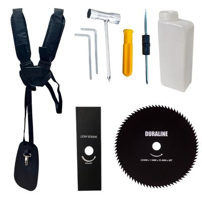 Máquina De Cortar Grama 43CC Anmax CG430P + Faca 80 Dentes