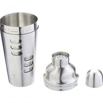 Coqueteleira Com Receita Em Inox Prata 600 Ml - Mimo Style - Ac12518