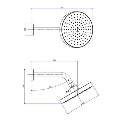 Chuveiro Deca Flex Plus 2083.c.std De Parede Cromado