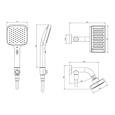 Chuveiro Deca Flex 2082.c.des De Parede Com Desviador Cromado