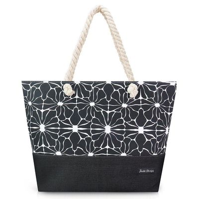 Kit Bolsa De Praia + Necessaire Preto