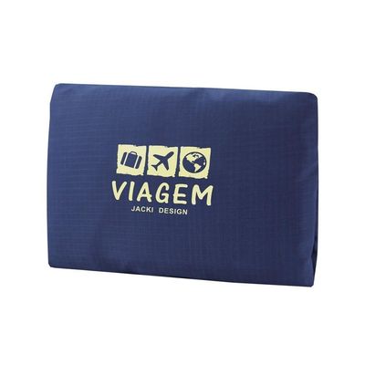 Kit Organizador De Malas 6 Peças + Bolsa Dobrável + Bolsa Porta Sapatos Azul