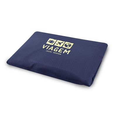 Kit Organizador De Malas 6 Peças + Bolsa Dobrável + Bolsa Porta Sapatos Azul