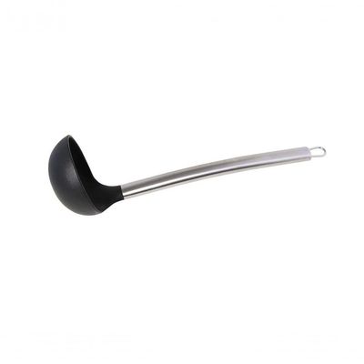 Jogo 2 Conchas Silicone Cabo Inox Preto 30,5 Cm Mimo Style
