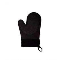 Luva De Silicone Preto Com Tecido 29 Cm Mimo Style Sn14287x