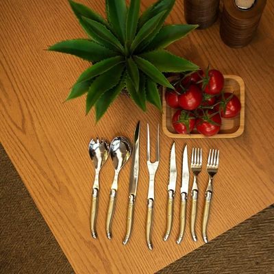 6 Garfos Em Inox Champagne Laguiole