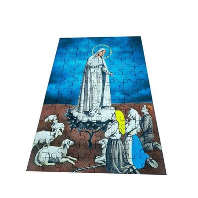 Quebra-cabeça Mdf Nossa Senhora De Fátima E Os Pastorinhos