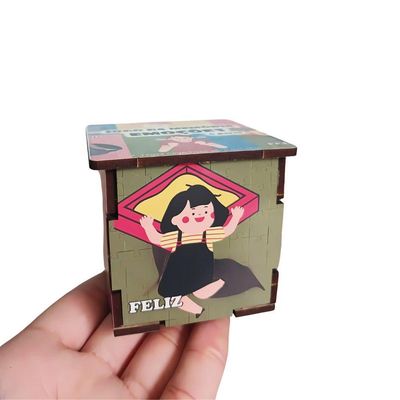 Super Jogo Das Emoções 6 Pares Com Caixa Em Mdf