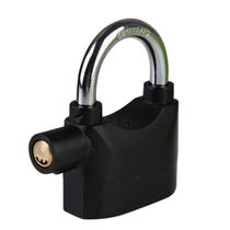 Cadeado Com Alarme Antifurto 110db Segurança Reforçada Para Bicicletas Portões E Motos