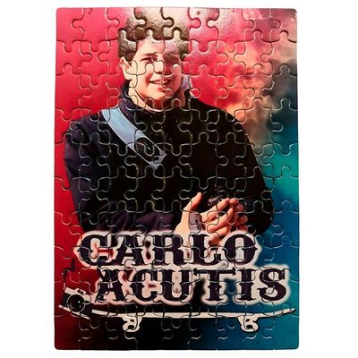Quebra-cabeça Personalizado 90 Peças Carlo Acutis