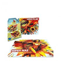 Kit Quebra-cabeça 60 Pçs Para Crianças Super Mãe Super Filho
