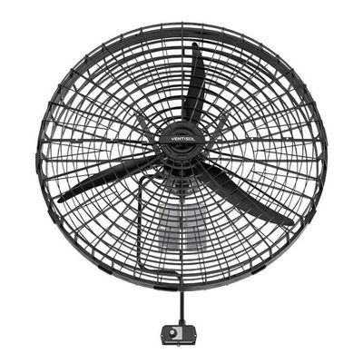 Ventilador De Parede 1,00 Metro Grade De Plástico 1/2 CV Preto VP1M2 220V Ventisol